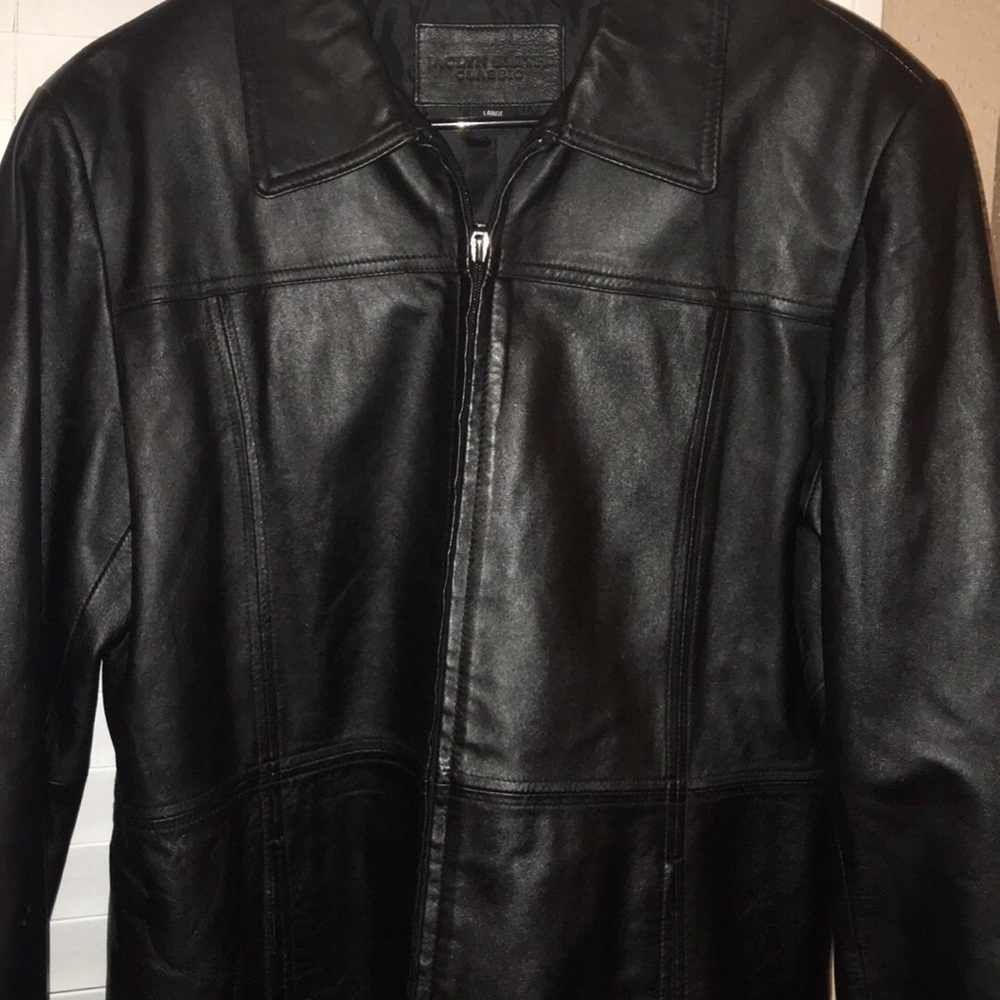 Jaclyn Smith women leather jacket